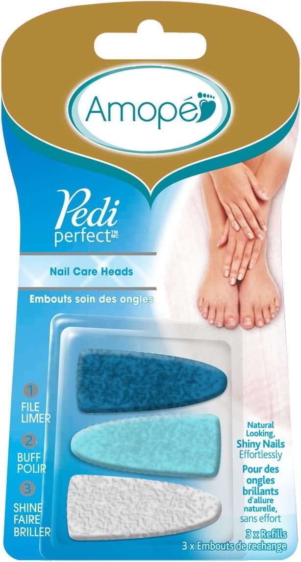 Amope Pedi Perfect Nail Care Heads 3 Refills (Pink) 962450 Image 2