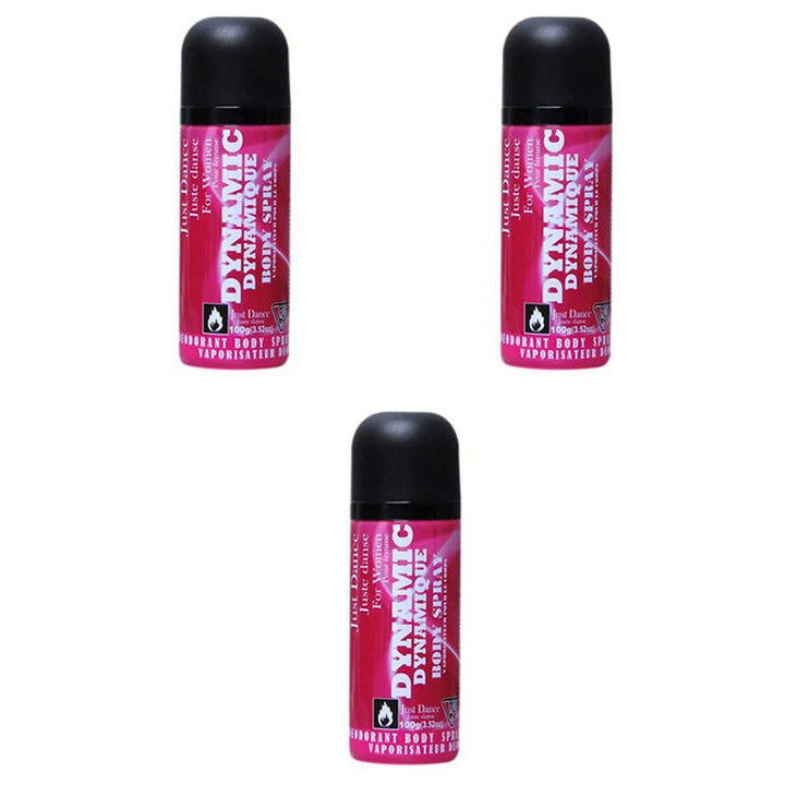 Dynamic Just Dance Body Spray For Women(100g) (Pack Of 3) Image 2