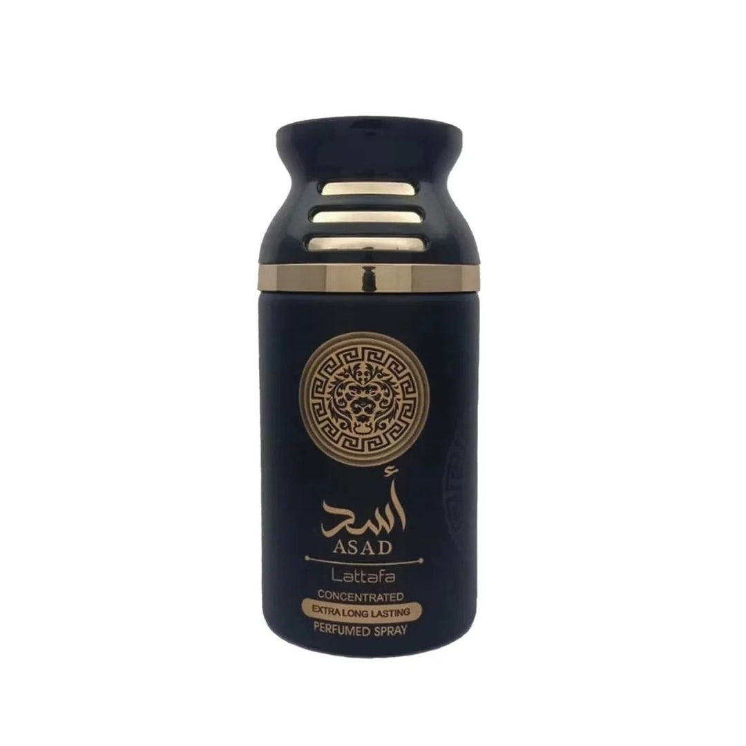 Lattafa Asad Deodorant Spray 9 Oz Men Oud Musk Long Lasting Fragrance Image 1