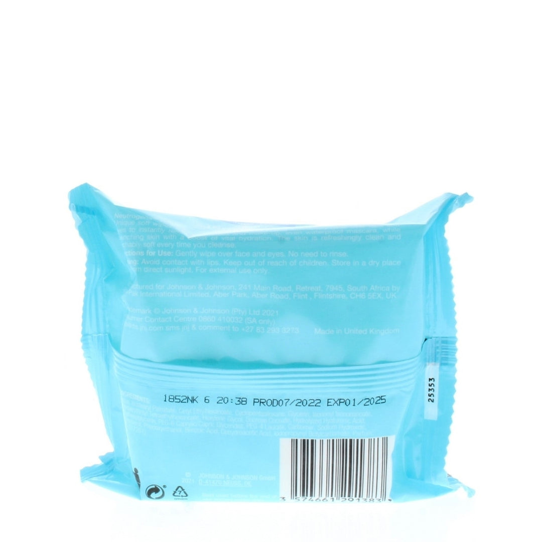 Neutrogena Hydro Boost Cleanser Facial Wipes (25 Wipes) Image 3