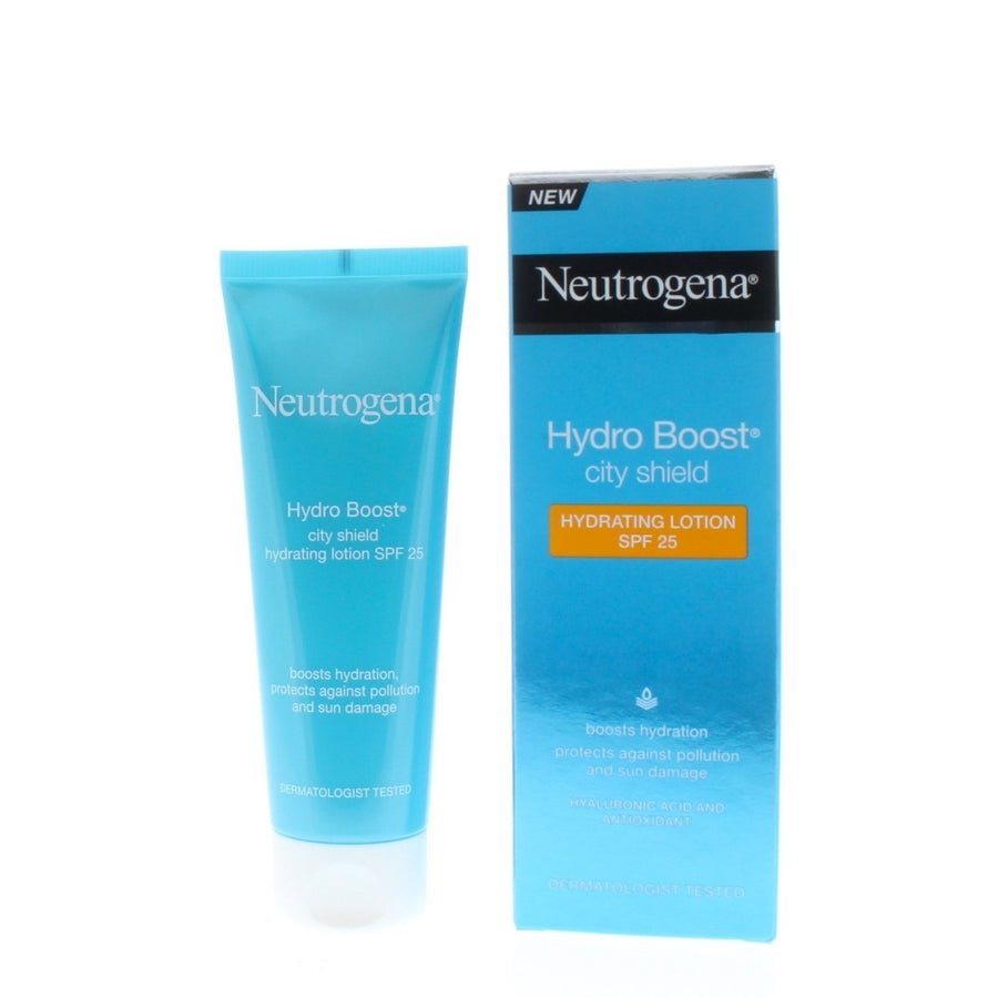 Neutrogena Hydro Boost City Shield Hydrating Lotion SPF 25 50ml Gel Moisturiser Image 1