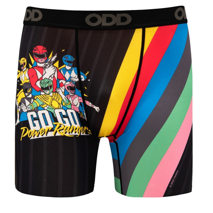 Go Go Power Rangers Rainbow Mens Boxer Briefs Image 1