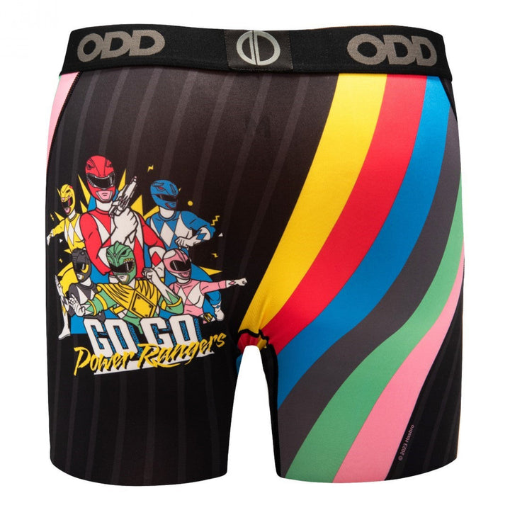 Go Go Power Rangers Rainbow Mens Boxer Briefs Image 2