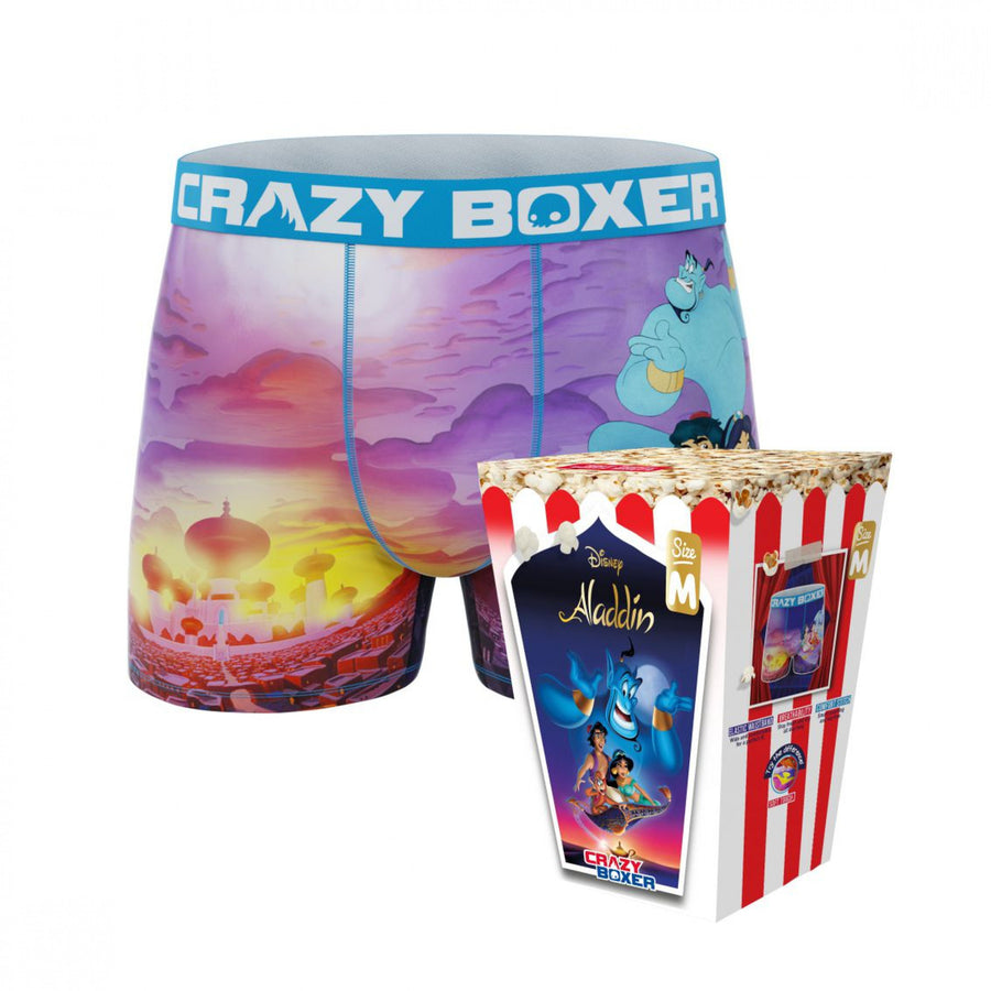 Crazy Boxers Aladdin at Sunset Boxer Briefs in Popcorn Box Image 1