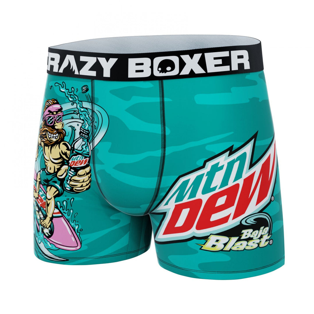 Crazy Boxers Mountain Dew Baja Blast Boxer Briefs in Soda Can Image 2