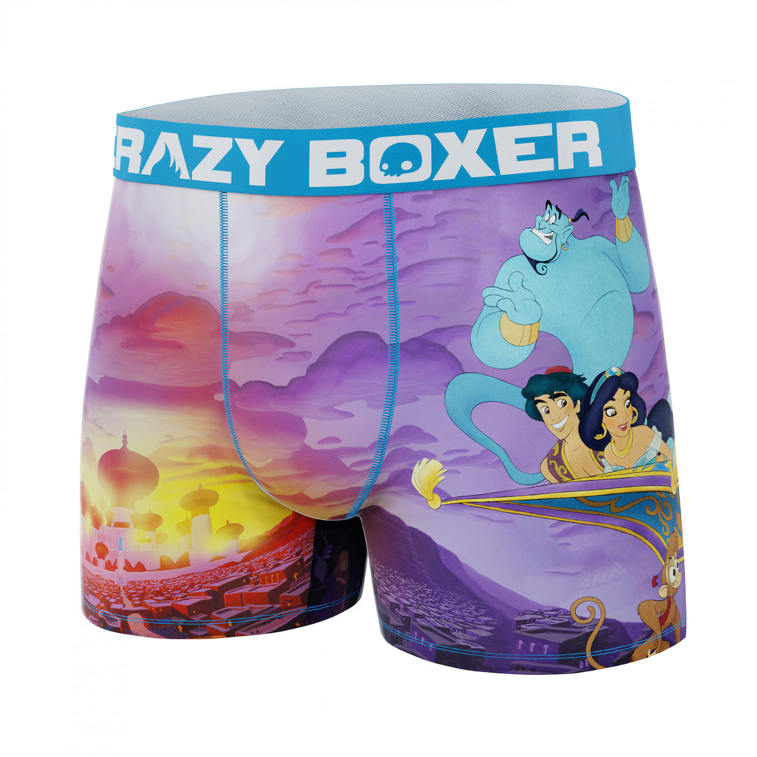 Crazy Boxers Aladdin at Sunset Boxer Briefs in Popcorn Box Image 3