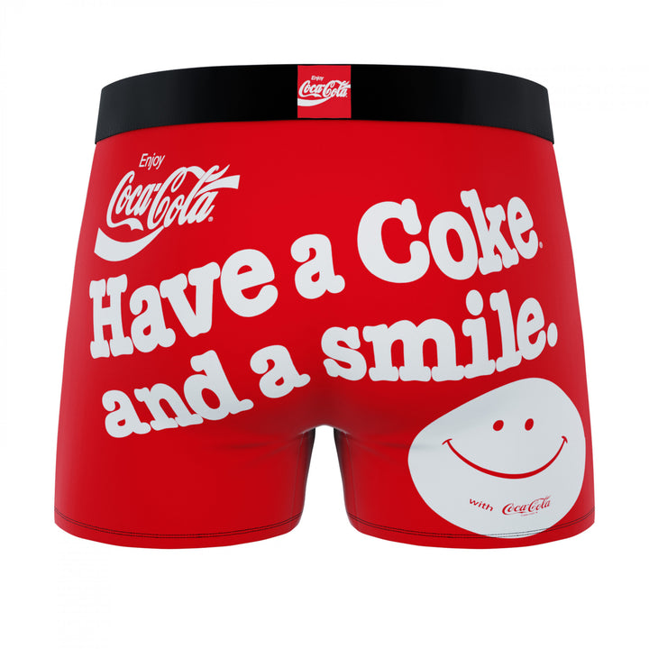 Crazy Boxers Coca-Cola Have a Smile Boxer Briefs in Soda Cup Packaging Image 4