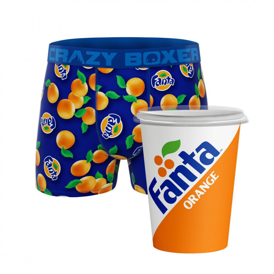 Crazy Boxers Fanta Orange Boxer Briefs in Soda Cup Image 1
