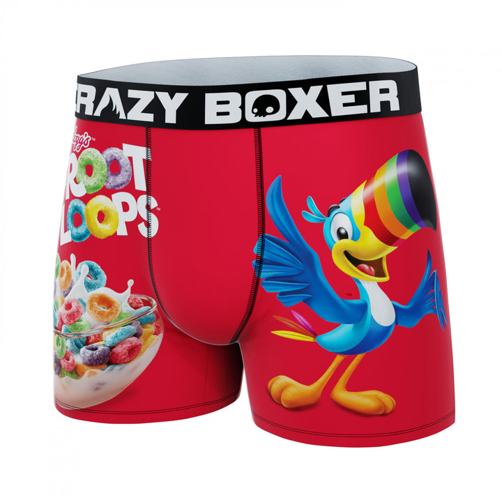 Crazy Boxers Froot Loops Toucan Sam Boxer Briefs in Cereal Cup Image 2
