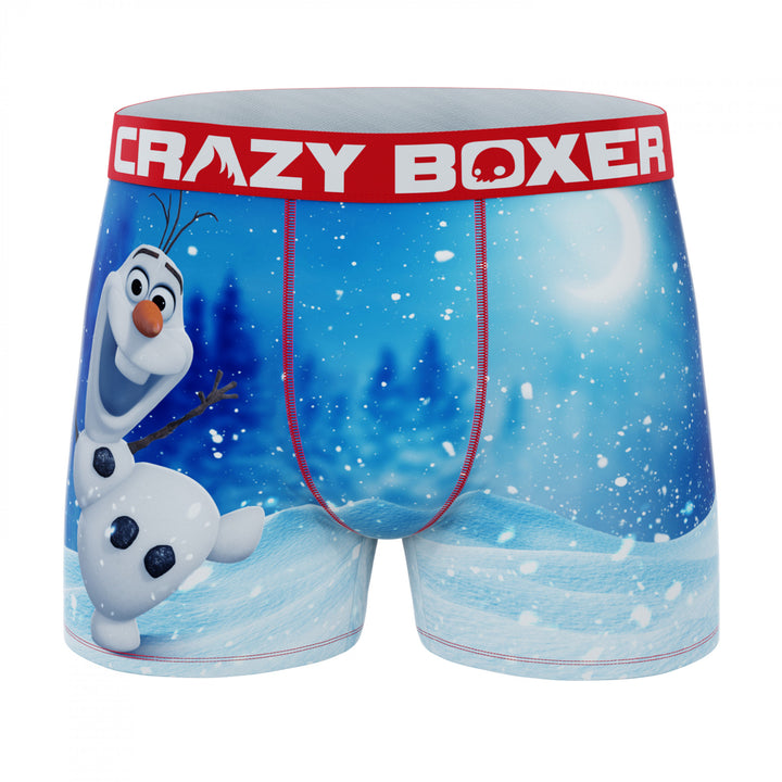 Crazy Boxers Frozen Olaf Boxer Briefs in Popcorn Box Image 2