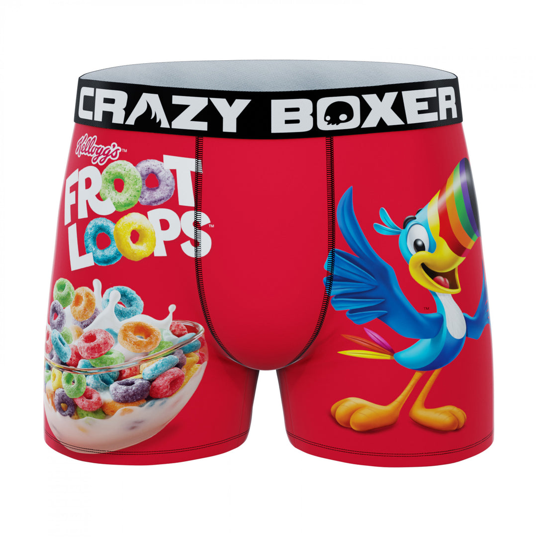 Crazy Boxers Froot Loops Toucan Sam Boxer Briefs in Cereal Cup Image 4