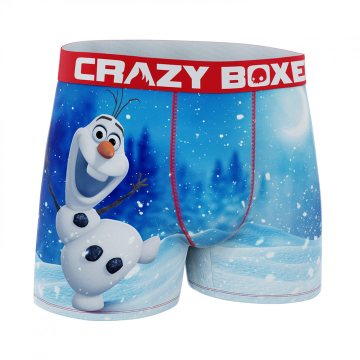 Crazy Boxers Frozen Olaf Boxer Briefs in Popcorn Box Image 4