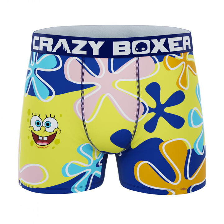 Crazy Boxers SpongeBob SquarePants Coral Reef Boxer Briefs in Gift Box Image 2