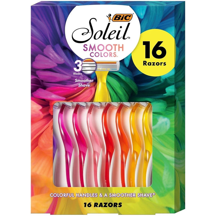 BIC Soleil Color Collection Womens Razors (16 Count) Image 1