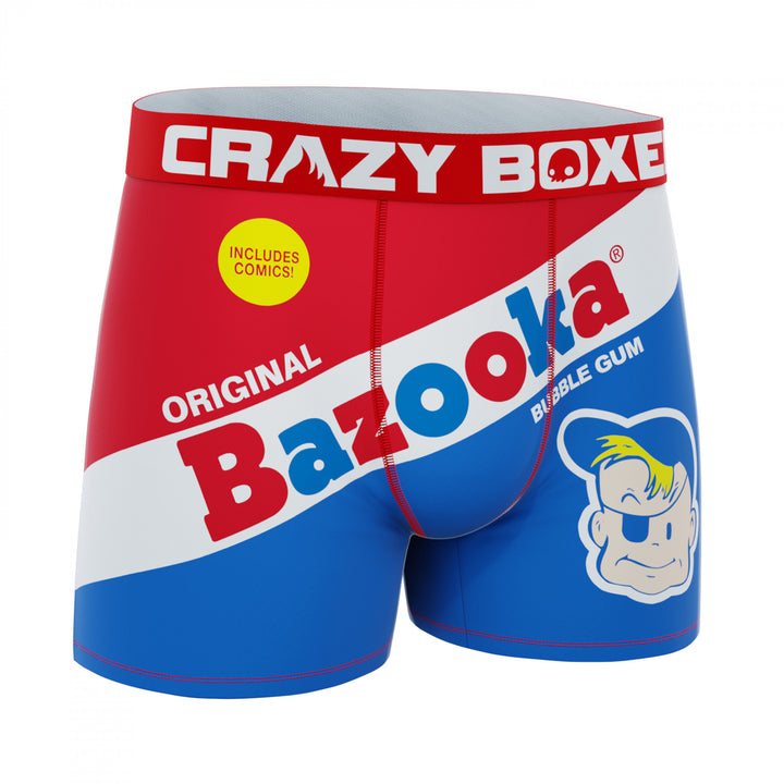 Bazooka Bubble Gum Joe Crazy Boxer Briefs in Gum Wrapper Image 4