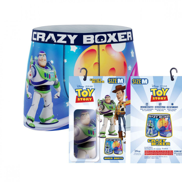 Crazy Boxers Toy Story Outer Space Boxer Briefs Image 1