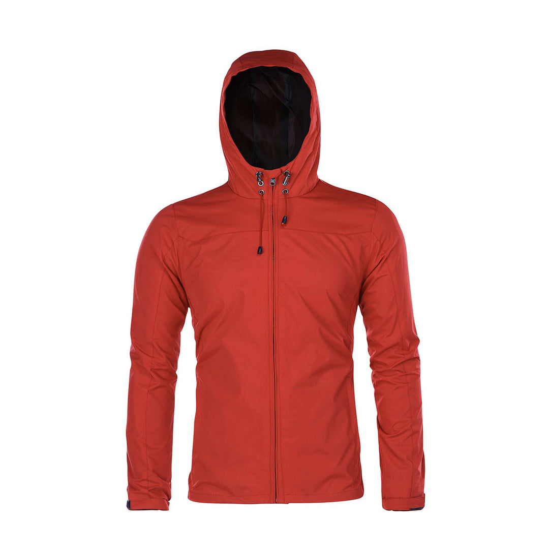 Cloudstyle Men Casual Windproof Hooded Thin Jacket Soft Comfortable Breathable Outerwear Image 3