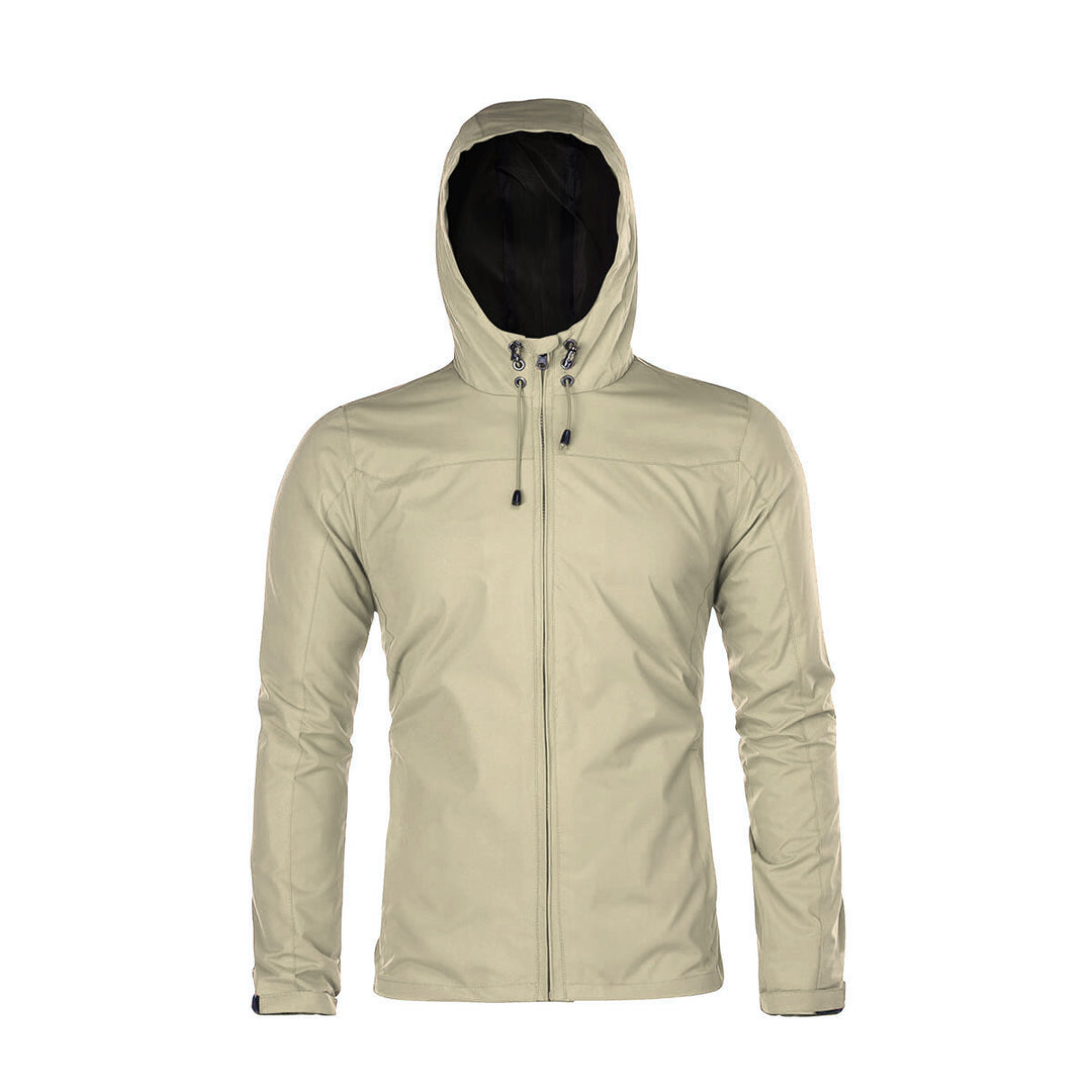Cloudstyle Men Casual Windproof Hooded Thin Jacket Soft Comfortable Breathable Outerwear Image 4
