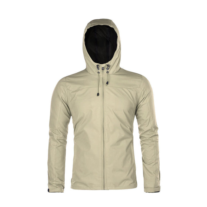 Cloudstyle Men Casual Windproof Hooded Thin Jacket Soft Comfortable Breathable Outerwear Image 1