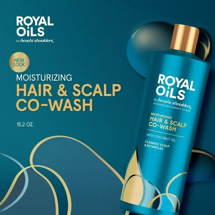 Head and Shoulders Royal Oils Moisturizing Co-Wash 15.2 fl oz Image 4
