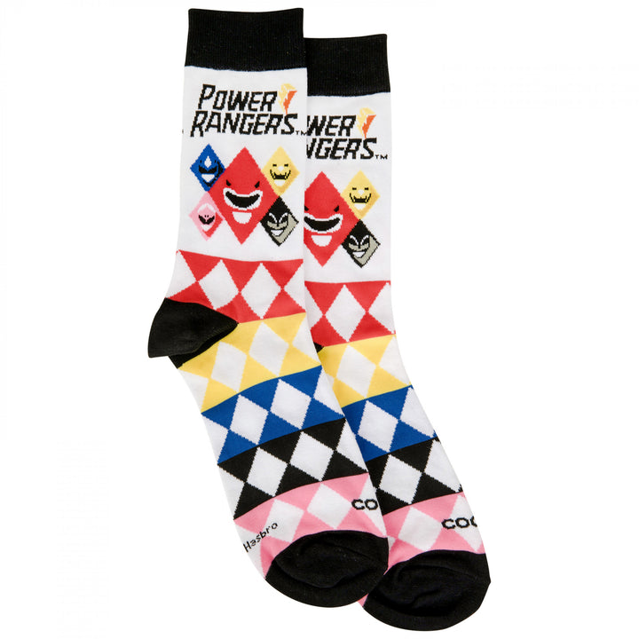 Power Rangers Team Diamond Crew Socks Image 2