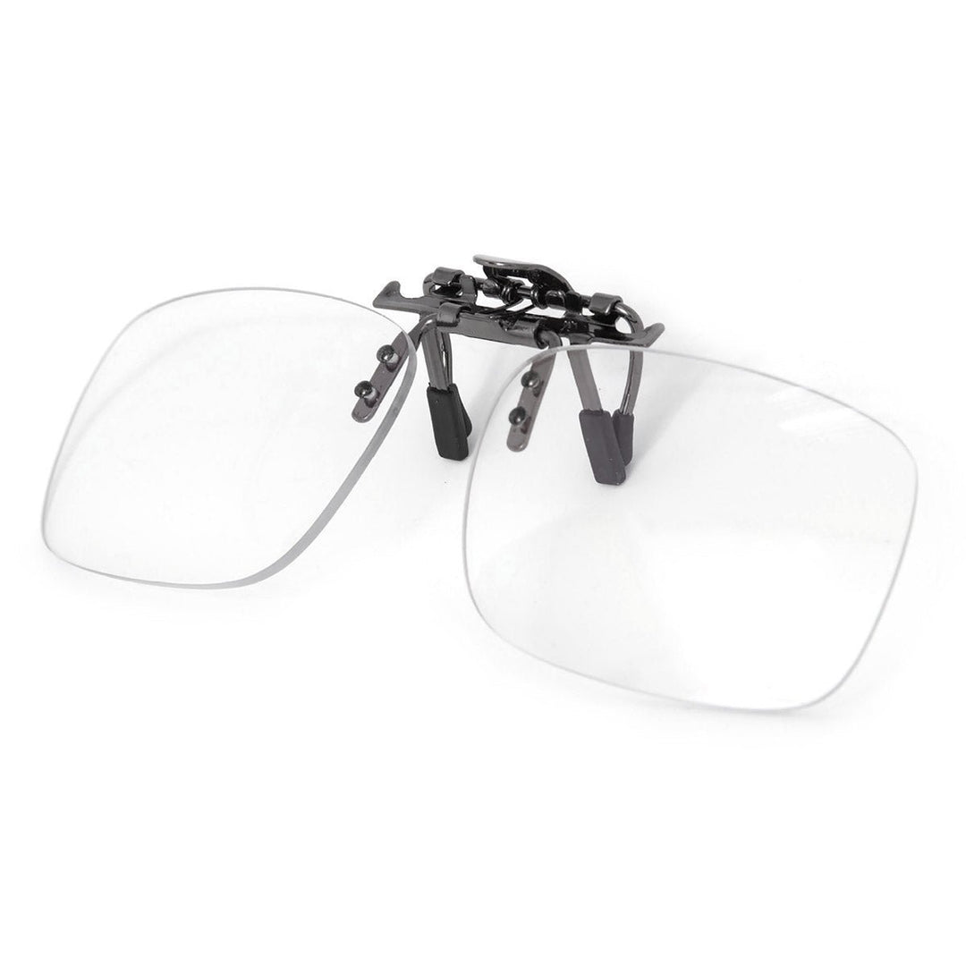 Clip-on Flip Up Rimless Magnifying Suitable for Reading Glasses Clip onto Over Eyeglasses Image 1