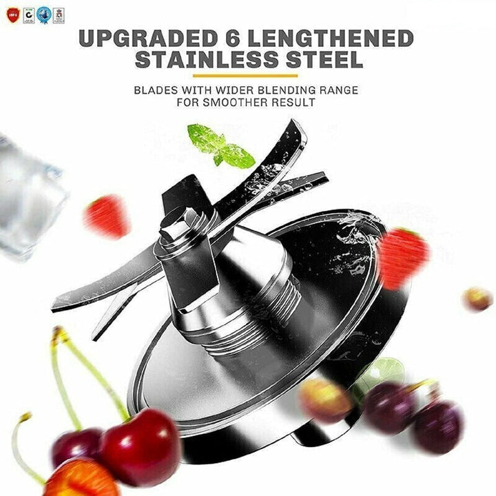 Professional Blender Electric Blenders Countertop Soup Smoothie Shake Mixer Food Blend Grind 2000Watt Image 3