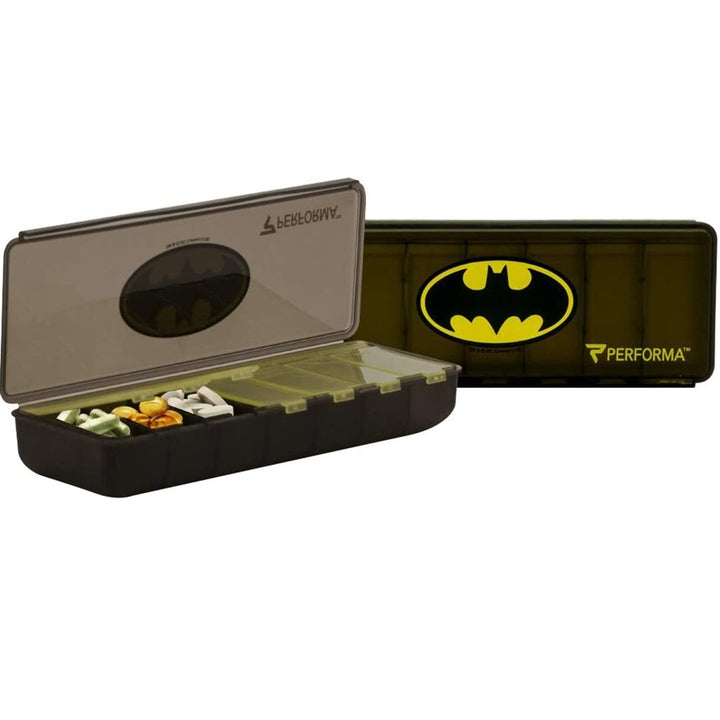 Performa 7-Day Pill Container Case Batman Dishwasher Safe and BPA-Free Image 1