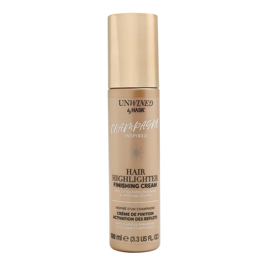 Unwined By Hask Champagne Inspired Hair Highlighter Finishing Cream 3.3 oz Image 3
