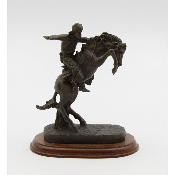 Cowboy Riding Horse Figurine  Office D cor, Image 3