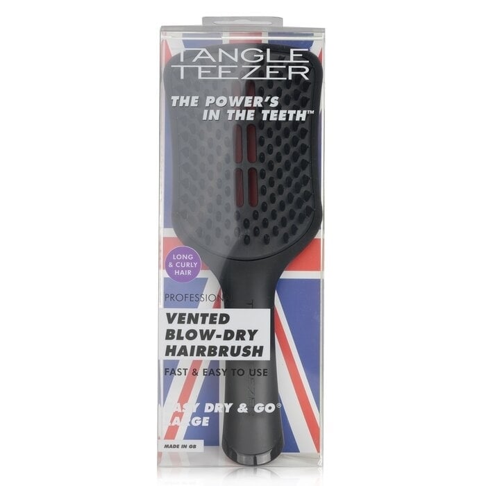 Tangle Teezer - Professional Vented Blow-Dry Hair Brush (Large Size) -  Black(1pc) Image 2