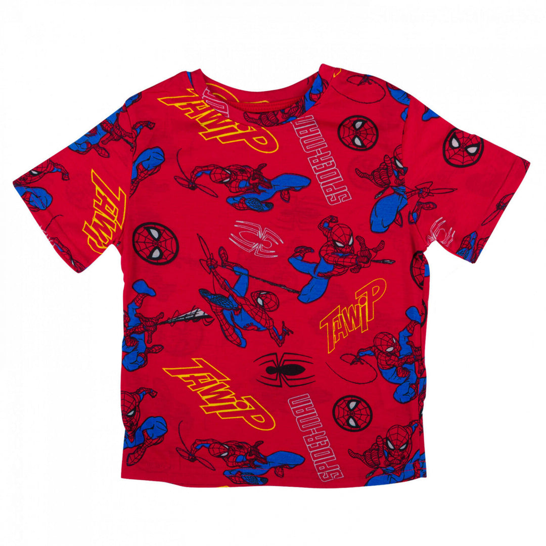 Spider-Man Web Action Youth T-Shirt Image 1