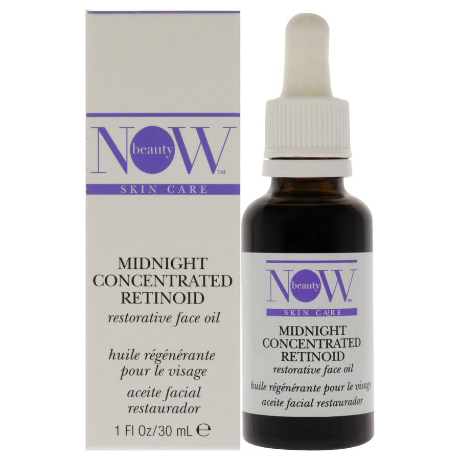 Midnight Concentrated Retinoid Restorative Face Oil by NOW Beauty for Unisex - 1 oz Oil Image 1