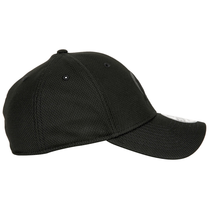 The Flash Logo Black on Black Colorway Era 39Thirty Fitted Hat Image 4