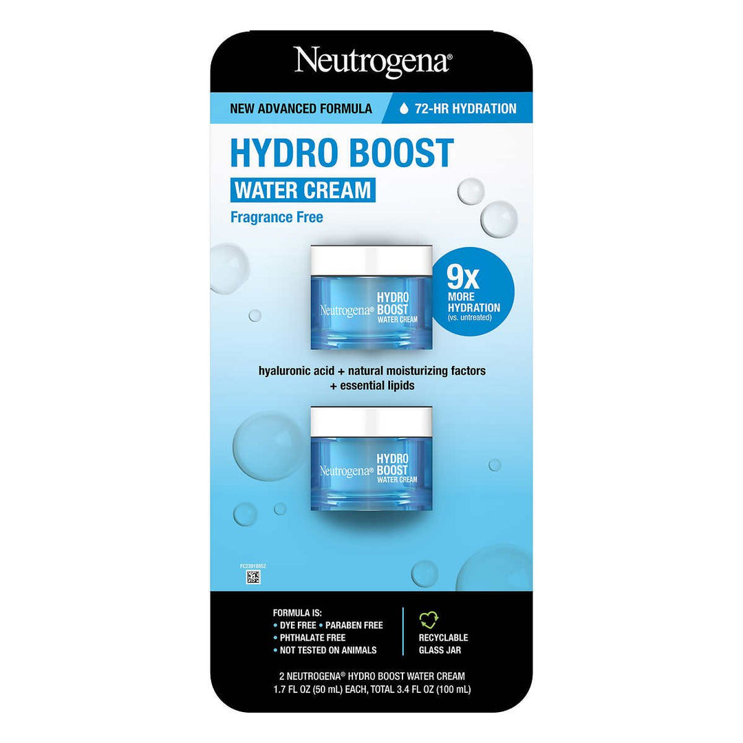 Neutrogena Hydro Boost Water Cream 1.7 Ounce (Pack of 2) Image 1