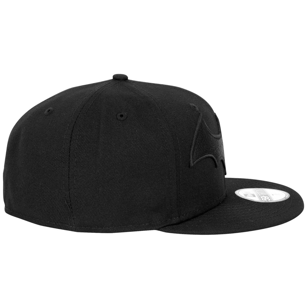 Batman Hush Logo Black on Black Colorway Era 59Fifty Fitted Hat Image 4