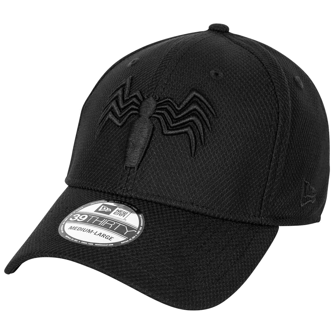 Venom Logo Black on Black Era 39Thirty Fitted Hat Image 1