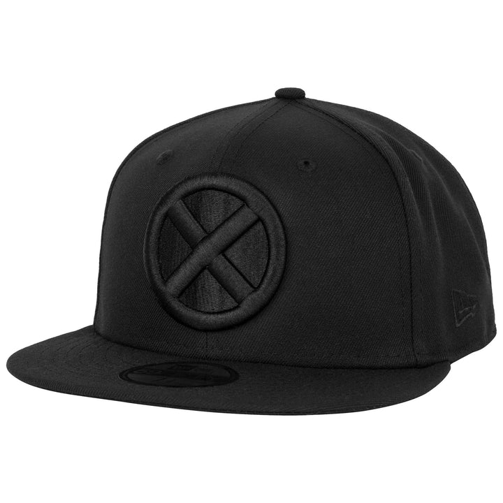 X-Men Logo Black on Black Era 59Fifty Fitted Hat Image 2