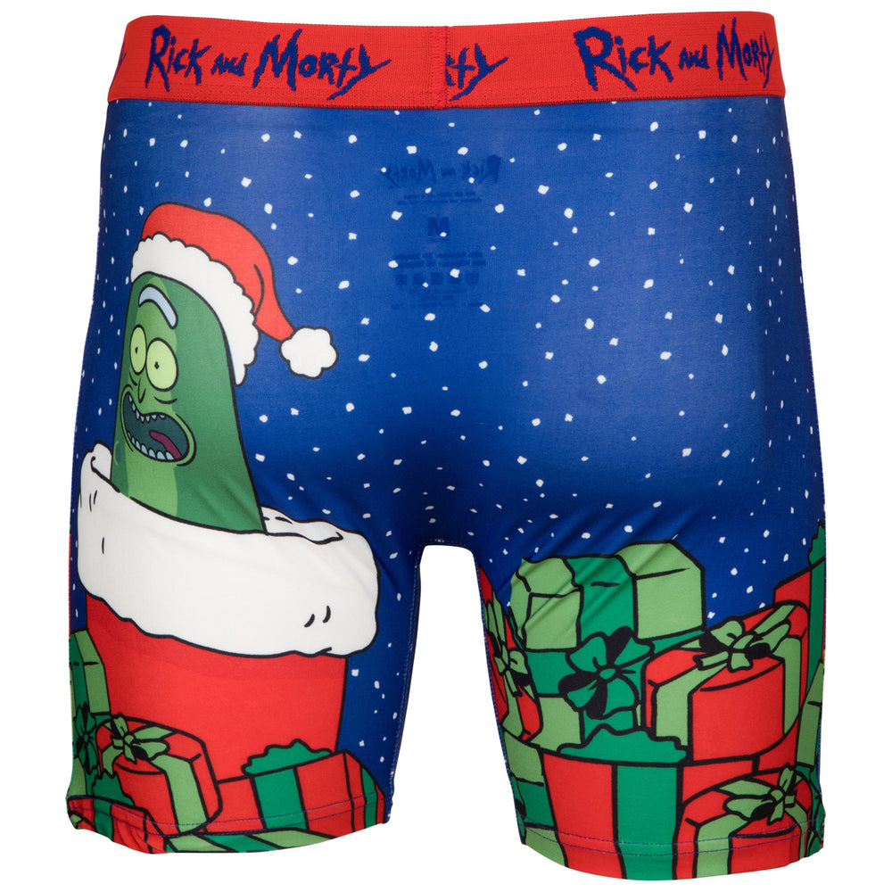 Rick And Morty Merry Pickle Rickmas Boxer Briefs Image 2