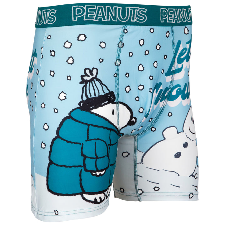 Peanuts Snoopy Let It Snow Boxer Briefs Image 3