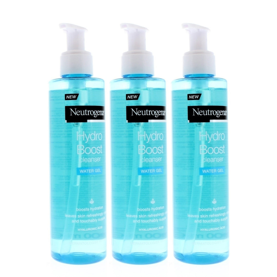 Neutrogena Hydro Boost Cleanser Water Gel 200ml (3 Pack) Image 2