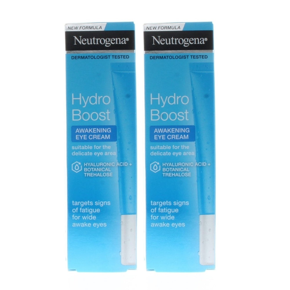 Neutrogena Hydro Boost Awakening Eye Cream 15ml (2 Pack) Image 2