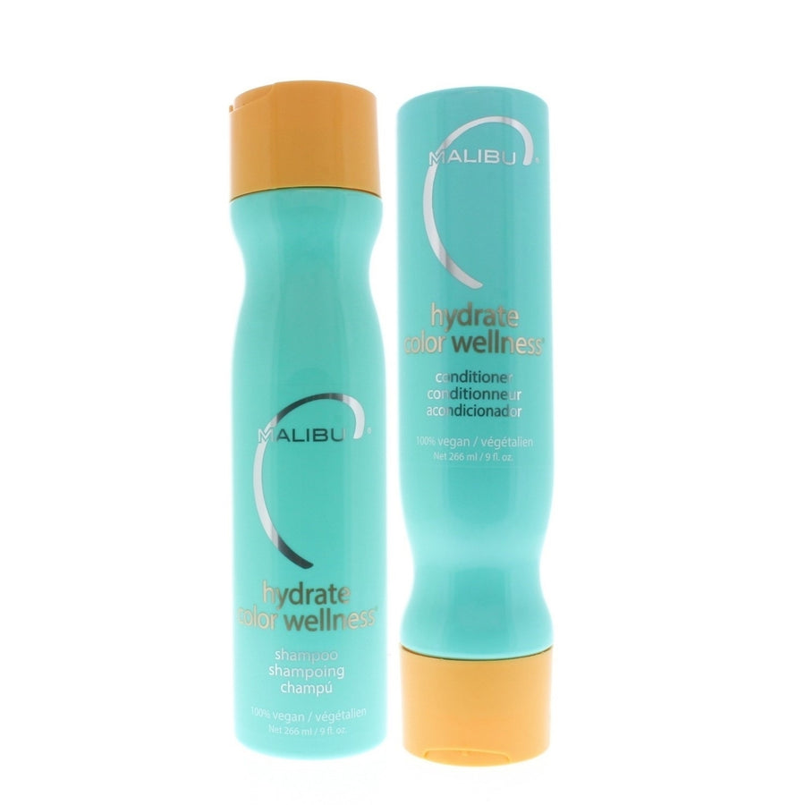 Malibu C Hydrate Color Wellness Shampoo and Conditioner 9oz/266ml Combo Image 1