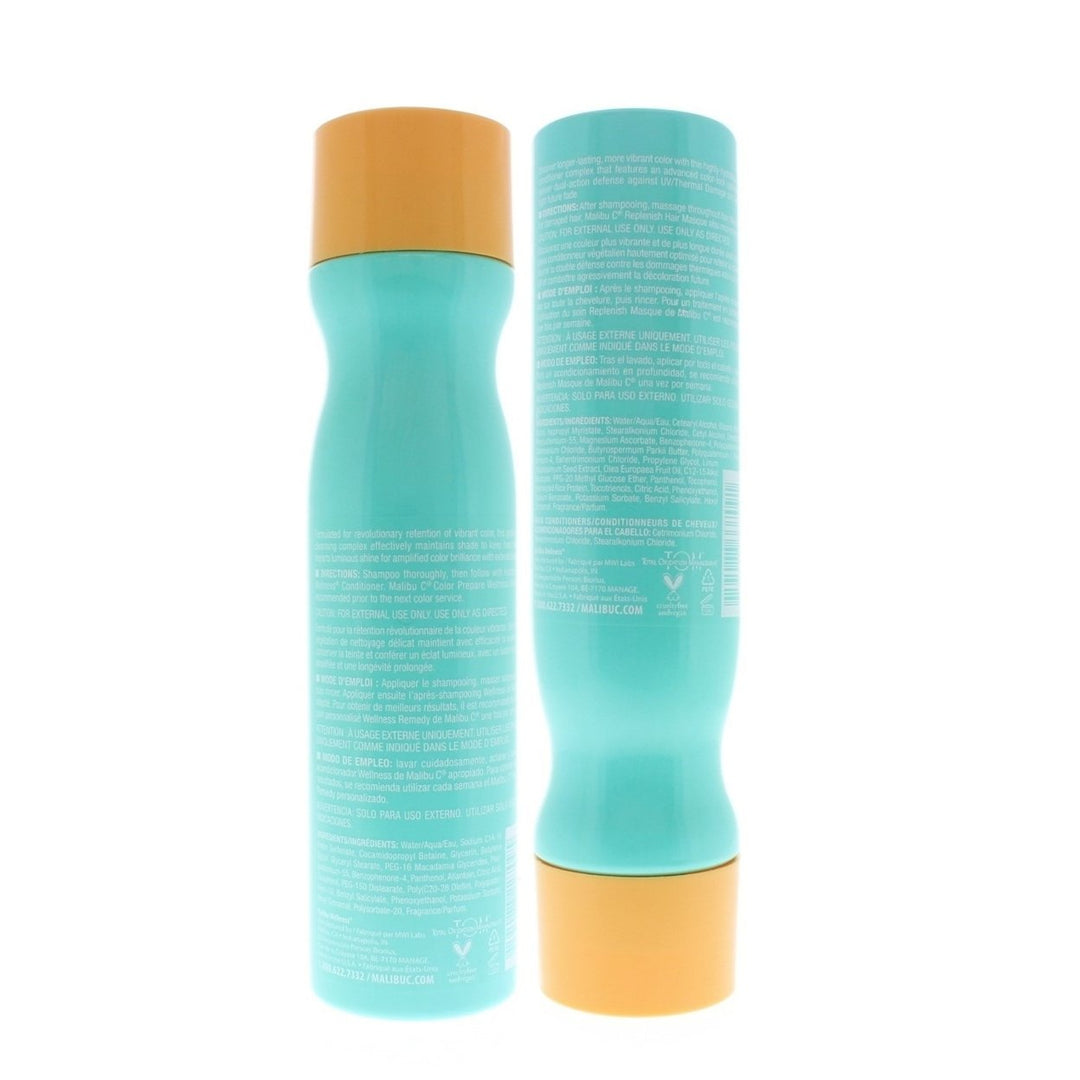 Malibu C Hydrate Color Wellness Shampoo and Conditioner 9oz/266ml Combo Image 3