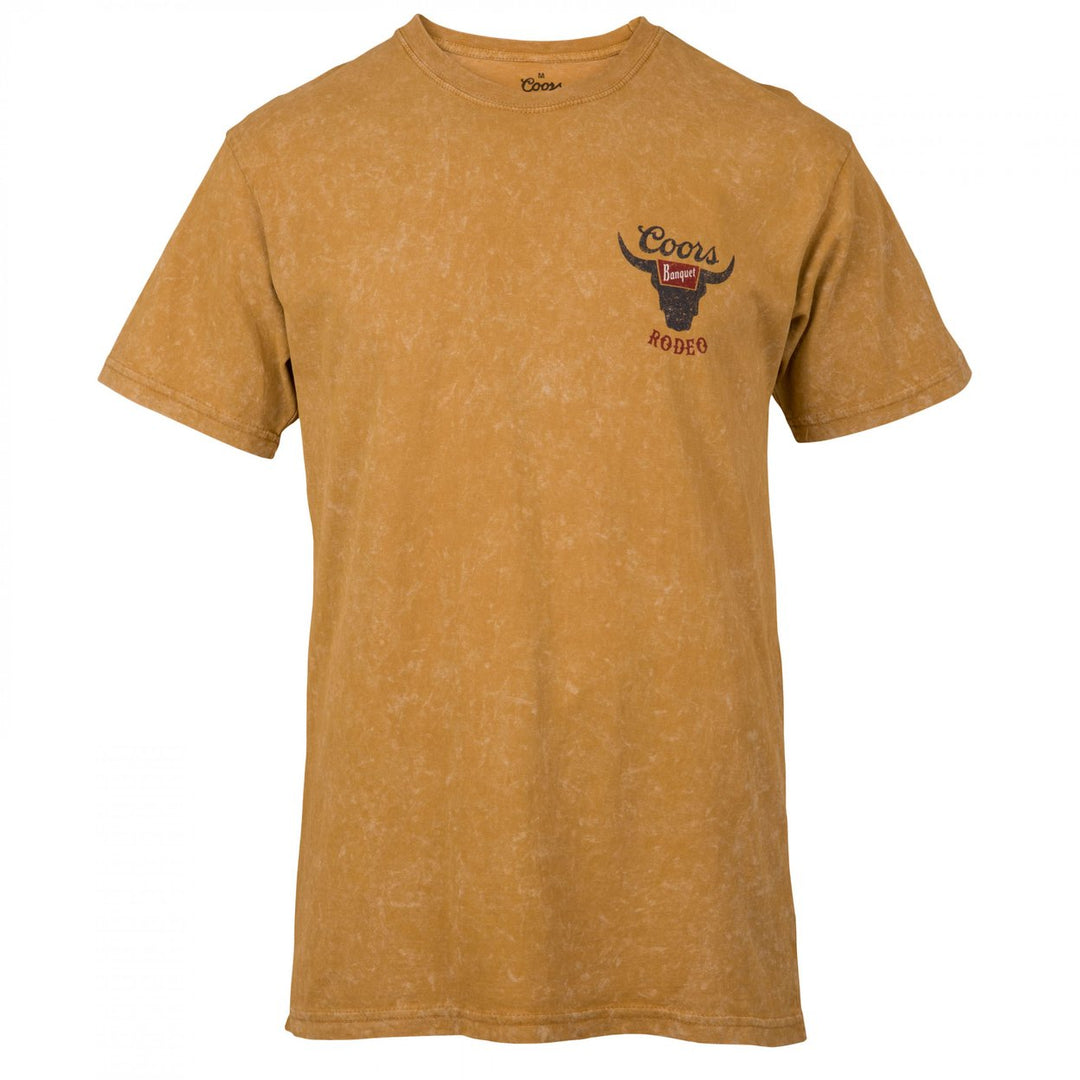 Coors Banquet Rodeo Mineral Wash Wheat T-Shirt Image 2