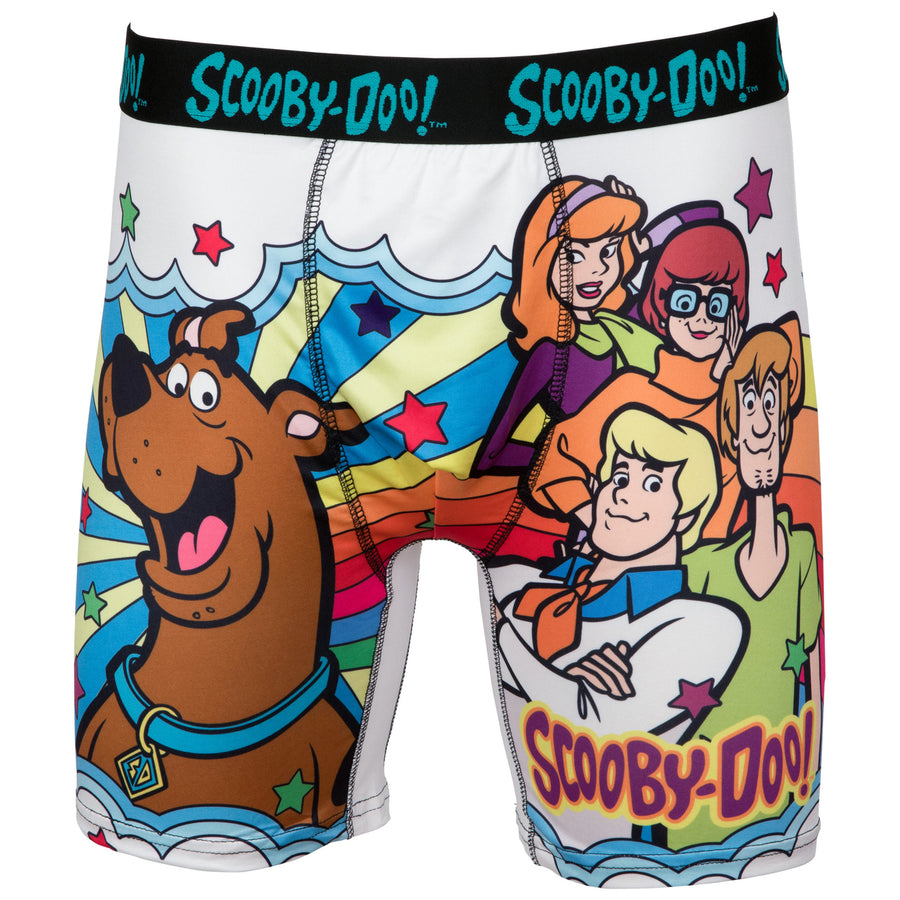 Scooby-Doo Psychedelic Rainbow Boxer Briefs Image 1