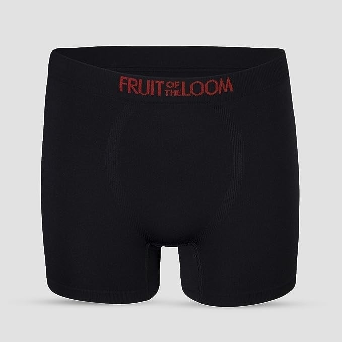 Fruit of the Loom Boys Seamless Comfort Boxer Brief Underwear Black (4 Pack) Small Image 3