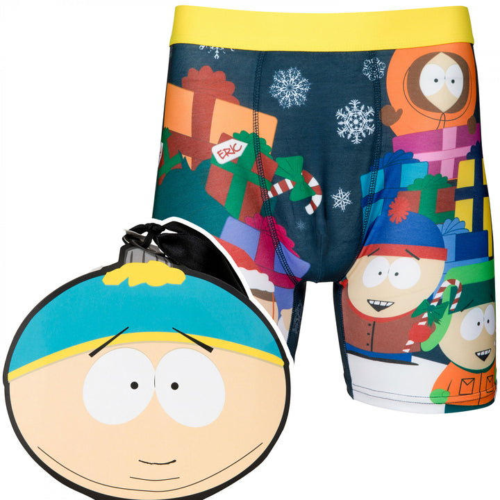 South Park Christmas Day Boxer Briefs in Ornament Packaging Image 1