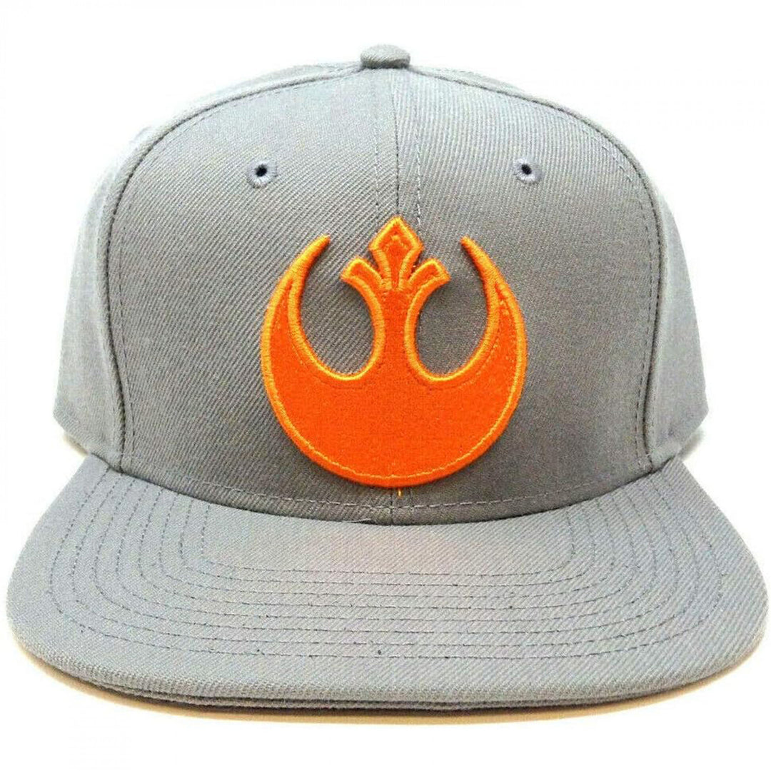 Star Wars Rebel Crest Flat Bill Snapback Hat Image 3