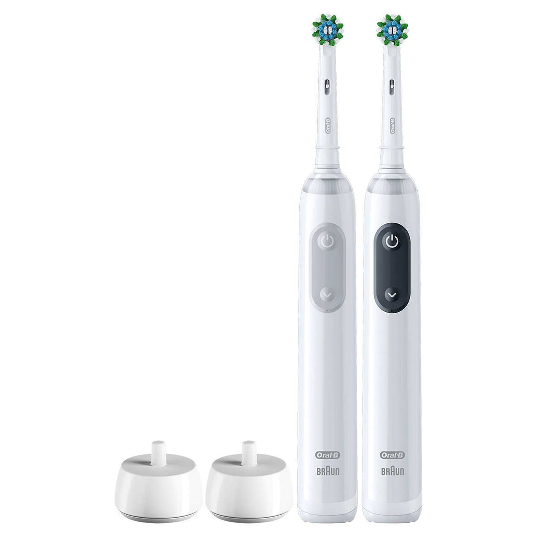 Oral-B Smart Clean 360 Rechargeable Electric Toothbrush 2 Pack Image 3